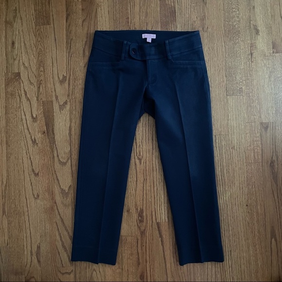 Lilly Pulitzer Luxury Solid True Navy Capri Pants size 4 - Picture 2 of 16